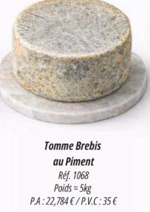 Tomme de Brebis au Piment