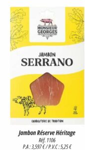 Jambon Réserve Héritage (étui sous-vide)