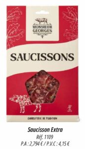 Saucisson Extra (étui sous-vide)