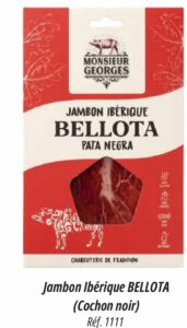 Jambon Ibérique Bellota Cochon Noir (étui sous-vide)