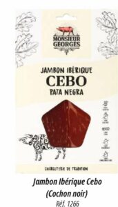 Jambon Ibérique Cebo Cochon Noir (étui sous-vide)