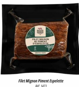 Filet Mignon au Piment d'Espelette