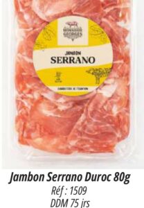 Jambon Serrano Duroc 80g