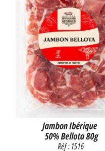Jambon Ibérique 50% Bellota 80g